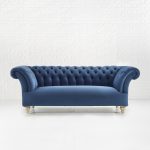 Blue Velvet Sofa